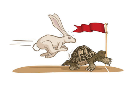 A Change Story: The Hare And The Tortoise